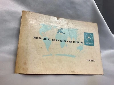 Mercedes Benz W108 W109 `66 250S-250SE-300SEb Service Stations EUROPA-5xLanguage - Bild 1 von 4