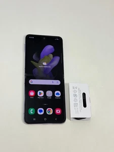 Samsung Galaxy Z Flip4 5G SM-F721W - 128GB Unlocked Bora Purple - Like New 10/10 - Photo 1 sur 9