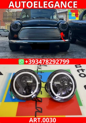 💕ART. 0030 FARI TONDI ANTERIORI DRL 7 MINI AUSTIN /ROVER 1960-2000  💕 - Imagen 1 de 4