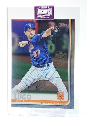 SETH LUGO 2025 TOPPS ARCHIVES 2019 TOPPS SERIES 1 AUTO /10 Q5908 - Image 1 of 2