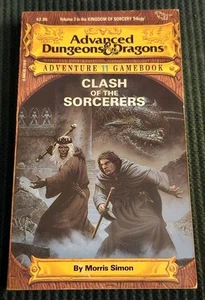 Advanced Dungeons & Dragons Clash Of The Sorcerers Adventure Gamebook 11 TSR - Picture 1 of 5