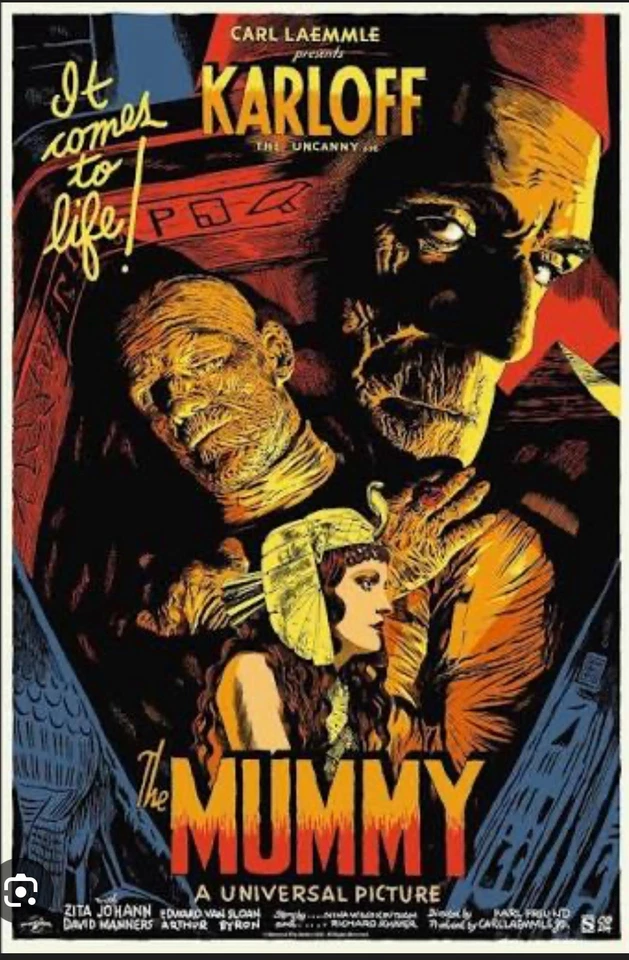  Die Mumie - Francesco Francavilla Limited Edition Siebdruck /200 - Bild 1 von 1