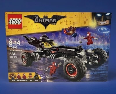 LEGO Batman Movie The Batmobile 2016 (70905) Building Kit 581 Pcs Retired Set - Image 1 of 4