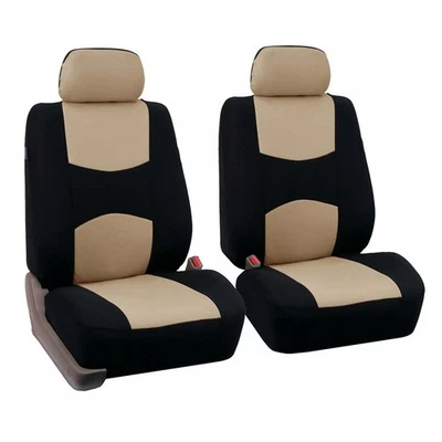 For Toyota Car Seat Cover Front Set Cloth 2-Seats Front Protector Cushion NEW QF Foto 1 de 4