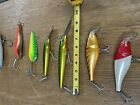 Vintage Very Large Rapala Finland Crank Baits And Daredevil