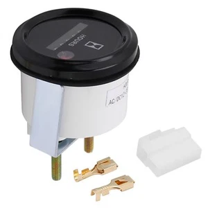 12-36 V DC AC 6 Ziffern Genau Rund Quarz Betriebsstundenzähler Messgerät Tester für Boot - Bild 1 von 11