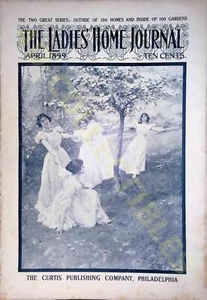 Vintage Curtis Publishing The Ladies' Home Journal Magazine April 1899 - Picture 1 of 6