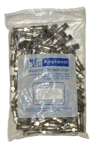 100 Stck. - TFC Amphenol TFC-QC2QS-06U-3L Koaxialstecker QC2 mit Quickshield - Bild 1 von 3