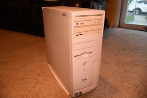 Computer desktop vintage Dell Dimension XPS T500 Pentium III 500 MHz 384 MB RAM - Foto 1 di 15