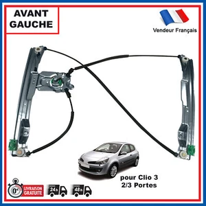 Leve Vitre Avant Gauche Chauffeur Conducteur pour RENAULT Clio III 3 Portes Dci - Imagen 1 de 7