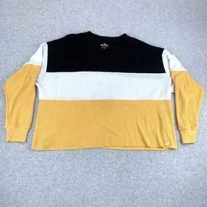 Hollister Boyfriend T-Shirt Pullover Damen Größe L Cropped - Bild 1 von 8