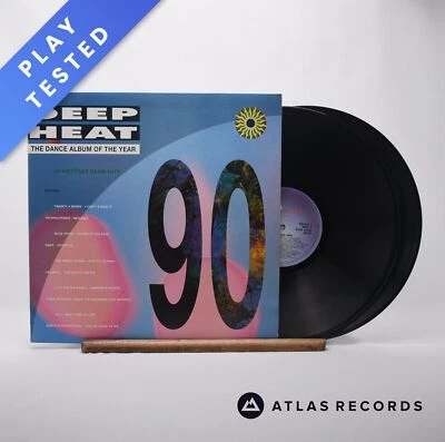 Various Deep Heat 90 Gatefold Double LP Vinyl Record STAR 2438 Telstar - EX/VG+ - Image 1 of 4