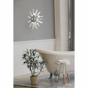 SPUTNIK GLASS RODS DINING ROOM BATHROOM BEDROOM WALL SCONCE LIGHTING FIXTURE 18" - Picture 1 of 9