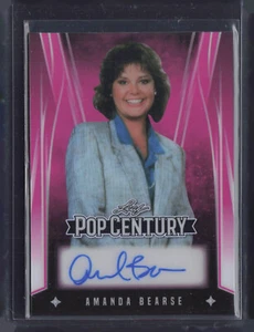 2025 Leaf Pop Century Prismatic Pink Amanda Bearse 13/15 Auto Autograph - Picture 1 of 2
