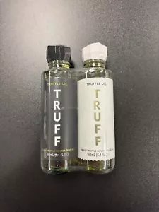 TRUFF Black & White Truffle Infused Olive Oil Set 5.4fl oz, EXP 09/25 - Picture 1 of 2