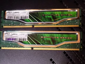 OCZ 4GB (2x2GB) Dual Channel Signature Series DDR3 1600MHz DIMMS CZ3G1600LV4GK - Picture 1 of 3