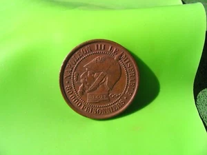 BU 1870 SEDAN, Napoleon III, "Vampire of France" Token/Coin Lots of Lustre - Picture 1 of 2