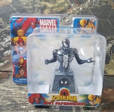  Marvel Heroes Spider-man In Black Costume Bust Paperweight DL