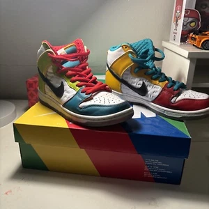 Size 6.5 - Nike froSkate x Dunk SB High All Love No Hate - Picture 1 of 9