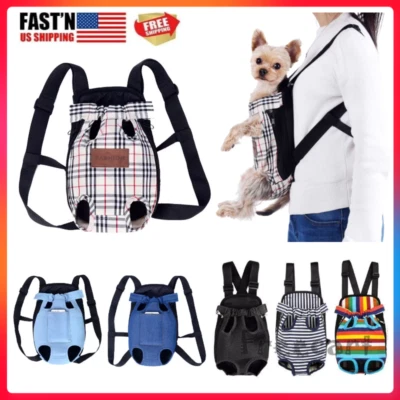 Pet Puppy Dog Mesh Sling Carry Pack Backpack Carrier Travel Tote Shoulder Bag US
