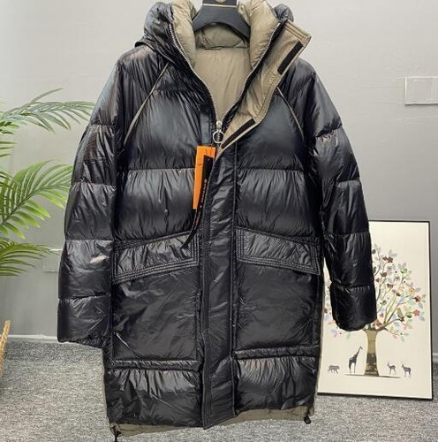 Thick Down Jacket Men's Mid-length Winter Korean Version of The Trend of Black Warm Casual Clothes for Men