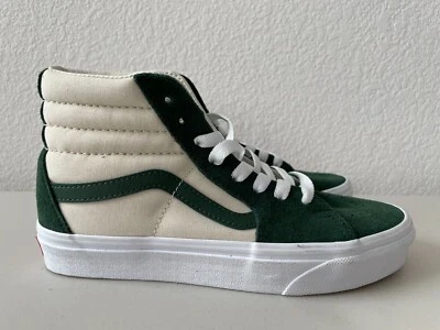 Zapatos de skate VANS Sk8-Hi verde blanco roto de caña alta para hombre talla 5,5 para mujer talla 7” Foto 1 de 4