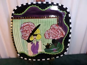 2002 SWAK Character Collectibles Aunt Gertie Wall Mount Platter-Lynda Corneille - Picture 1 of 13