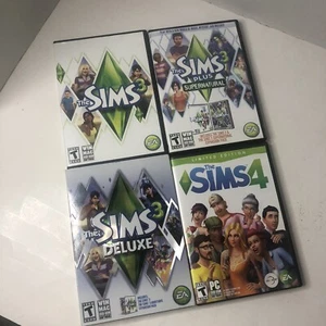 Die Sims 3 & 4 Sammlung PC DVD-ROM Details siehe Beschreibung. Sanft gebraucht… - Bild 1 von 24