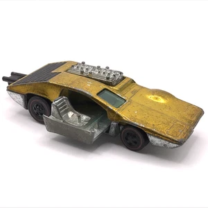 Hot Wheels Redline Side Kick 1970/1972 Gold - Made In Hong Kong. - Picture 1 of 13
