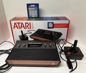 Atari 2600+ Plus Console HDMI W/ 10 in 1 cartridge & 1 Joystick W/ Box - Tested