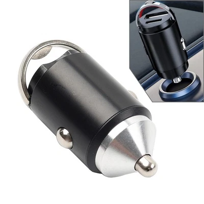 Fast Universal 2 Port Mini Car USB Type C Charger Socket Adapter For iPhone - Image 1 of 4