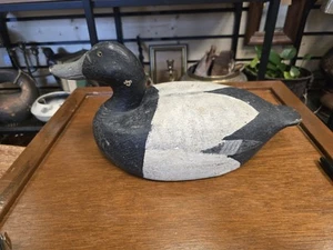 vintage wood duck decoy 1930s J. Hemple Detroit decoy - Picture 1 of 22