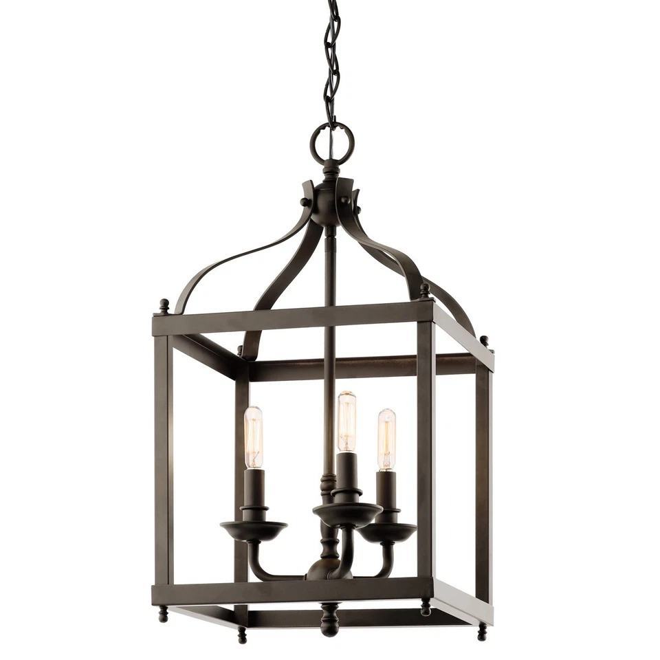 Kichler 42566 Bronze Larkin 3-Light 12"W Pendant - Image 1 of 1