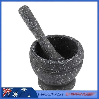 Spice & Herb Plastic Garlic Grinder Mortar Pestle Set Kitchen Essential (#4) - Image 1 of 4