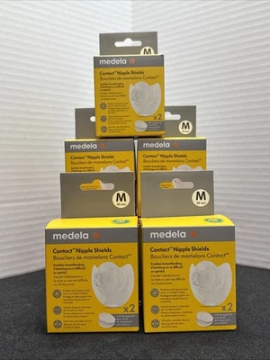 Escudos para pezones de contacto Medela tamaño mediano 20 mm / paquete de 2. Con caja de almacenamiento Foto 1 de 4