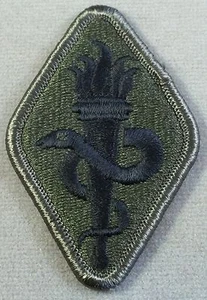 US Army Medical Center And School Subdued Merrowed Edge Patch NOS 1997 - Picture 1 of 2