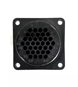 Amp 37 Pin Cannon Bulkhead Connector, 206151-1! - Picture 1 of 2