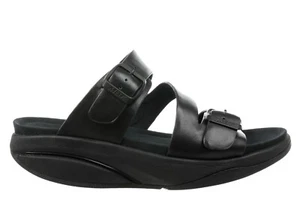 MBT Sandalia Mujer - MBT Zapatos Mujer - Slip On - KACE W - BLACK - NUEVO - Imagen 1 de 2