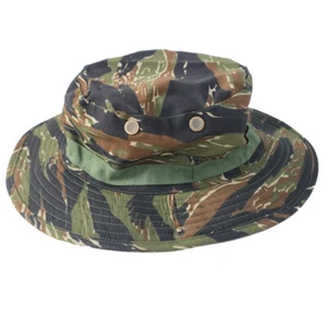 Sombrero Bonnie Patrón Tigre Exterior Guerra de Vietnam Táctico Sombrero Redondo Retro - Imagen 1 de 5