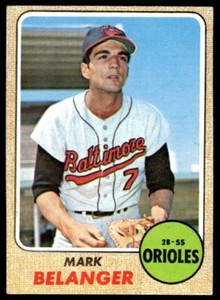 1968 Topps Mark Belanger Baltimore Orioles #118 *