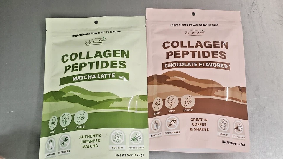 360 Nutrition Collagen Matcha Drink Mix 7000 MG Dietary Supplement Antioxidants