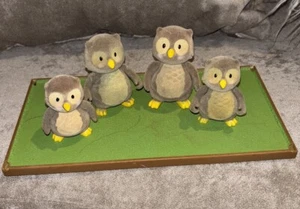 Lil Woodzeez Eulenfamilie Papa Mama Kinder Eulen Li’l - 4er Pack - Bild 1 von 6