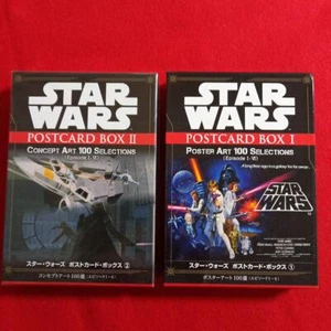 Star Wars postcard box 1 and 2 Concept  Art 100 Selections - Picture 1 of 7
