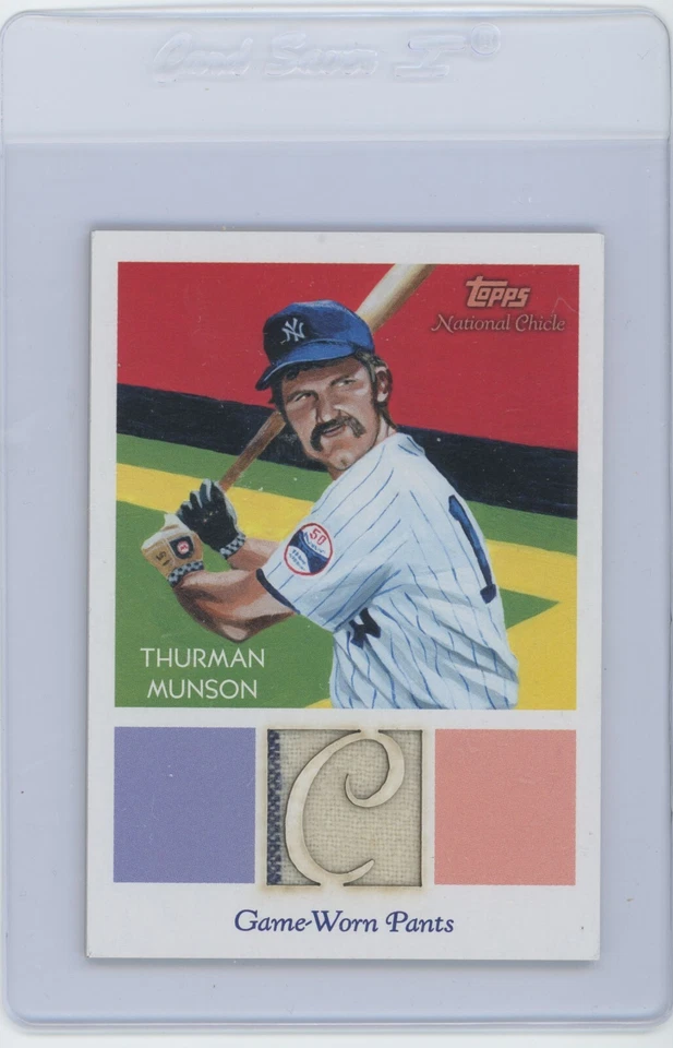 2010 Topps National Chicle #NCR-TM Thurman Munson Game Used Jersey - Image 1 of 1