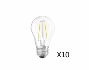 10 Stück OSRAM LED Tropfenlampen 2W(25W) 827 250lm Fil Klar E27 15000 St. A++ - Bild 1 von 1