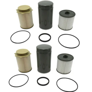2 set FOR Ram 2500 3500 4500 5500 Diesel Fuel, Oil Filter, Water Separator - Picture 1 of 11