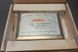 MULTIINTERRUPTOR ASKA 4 VÍAS 40-2150 MHZ LNC-34 UH1 - Imagen 1 de 2