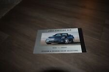 2004 Cadillac XLR exterior & interior color selection pamphlet
