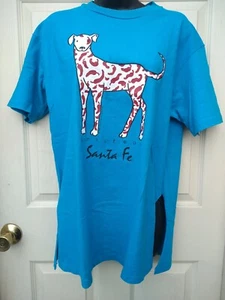 Vintage Hanes beefy t shirt sz L 1989 Santa Fe sportswear Chile dog customized - Picture 1 of 12