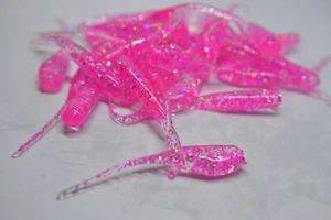 PACK DE 30 SEÑUELOS JASONS 2" STINGER SHAD GRUBS CRAPPIE PLANTILLAS ROSA BRILLANTE - Imagen 1 de 2